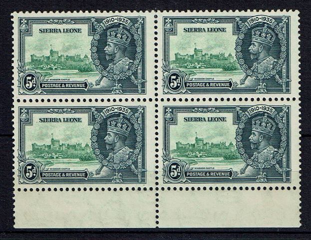 Image of Sierra Leone SG 183/183a UMM British Commonwealth Stamp